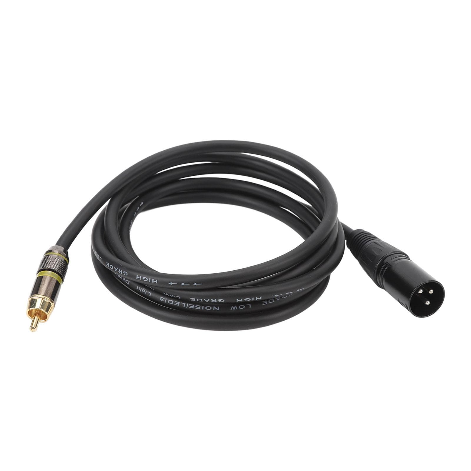 XLR Male to Male Cable 22 AWG Oxygen Free Copper Shielded XLR Male to Male Mic Cable for Mixing