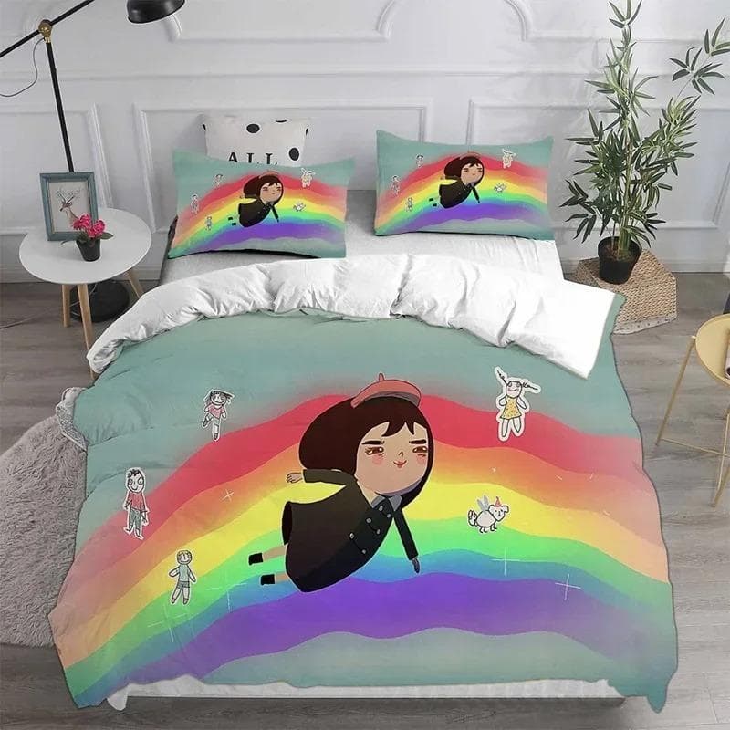 Home Textiles Little Misfortune Bedding Sets Comforter Quilt Bed Cover Duvet Cover Pillow Case Sets Kids Adult Size 70x133cm 2pcs