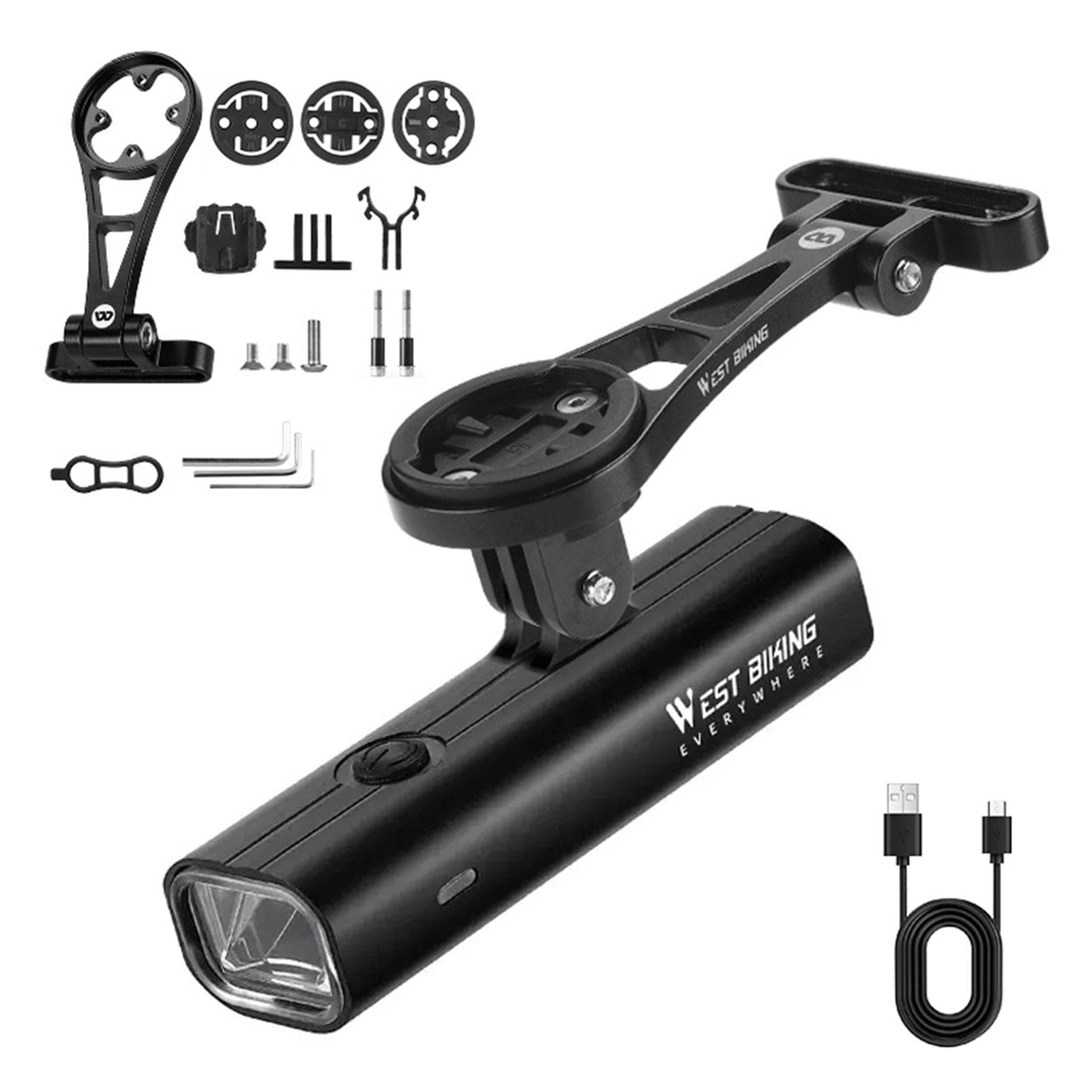 LED Bicycle Lights for Night Riding Lights Rechargeable Waterproof Bicycle Front Light with 1.60244E+11