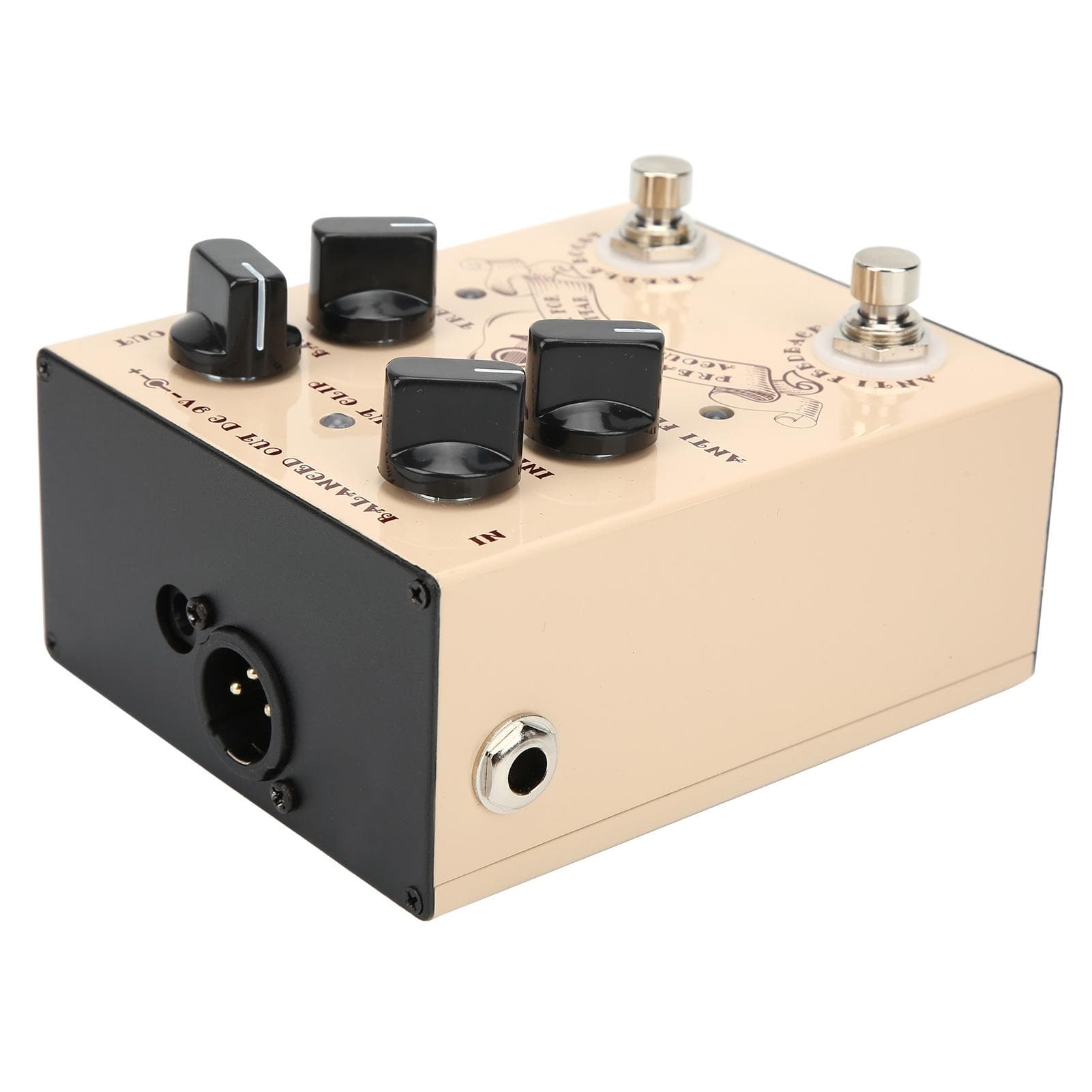 Acoustic Guitar Effect Pedal DI Box Aluminum Alloy Shell Musical Instrument Accessories