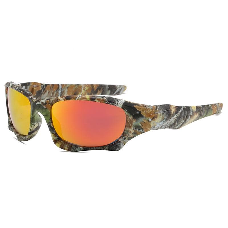 Men's Polarized Tactical Windproof Sunglasses - Military Green, Sports Style Non-Polarized