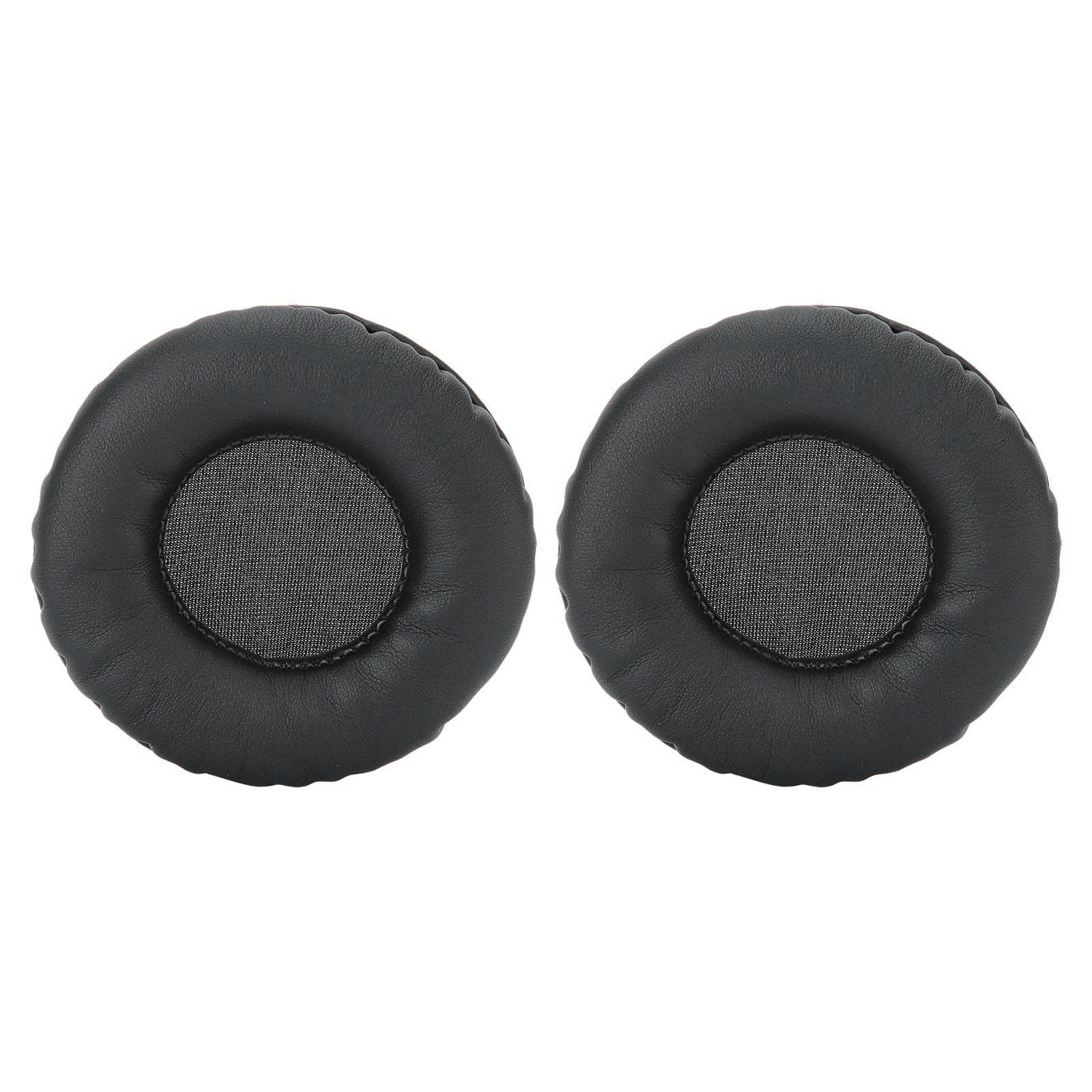 75MM Headphone Universal Ear Cushions Replacement Headset Foam Ear Pads Covers Black