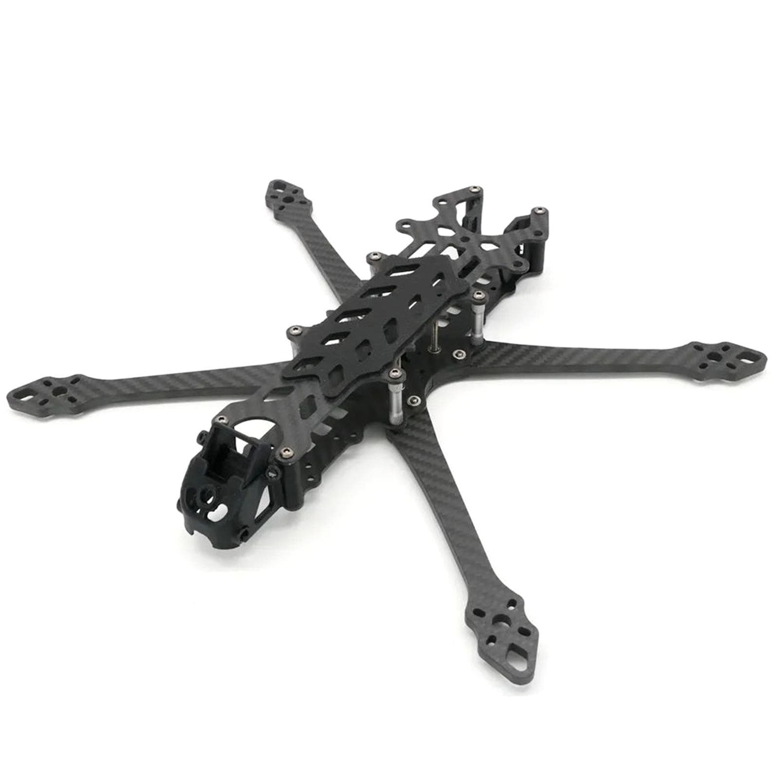 8 Inch 375mm FPV Carbon Fiber Freestyle Frame Kit Wheelbase 375mm Arm 5.0mm Suitable for Long Range black