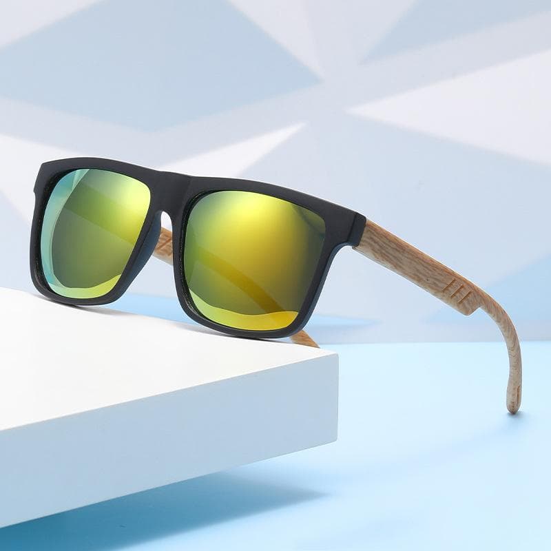New Retro Anti-UV Bamboo Sunglasses Men Women Fashion Trendy Sunshade UV Protection 3052