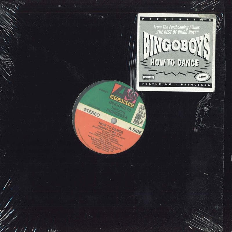 12inch Record BINGOBOYS, PRINCESSA - How To Dance 086083 Atlantic 1990 US Dance & Electronica Used