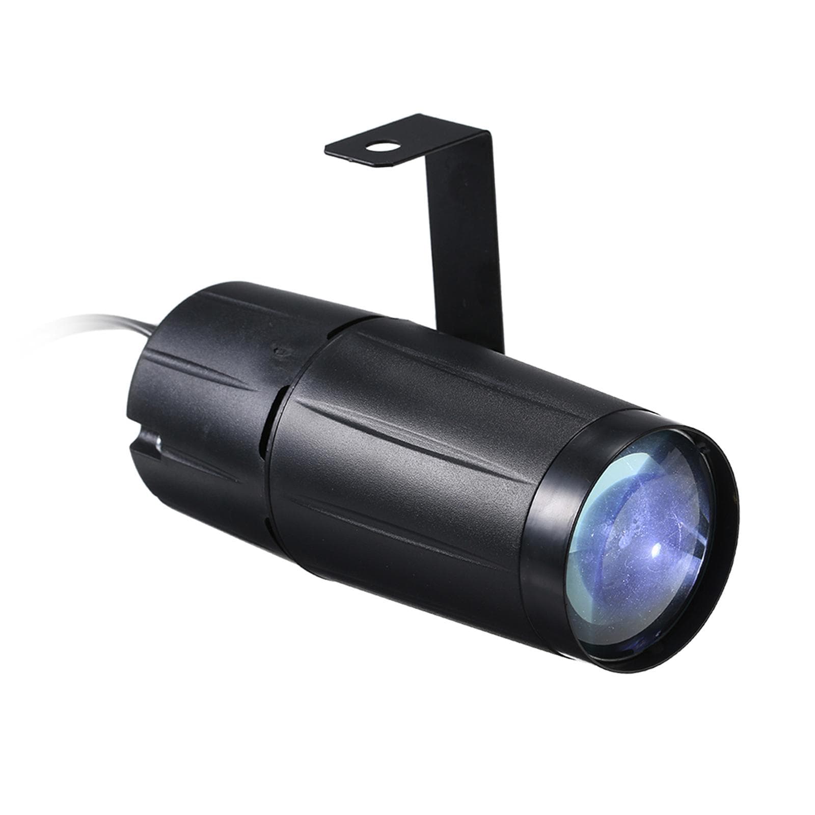 AC90-240V 10W LED Mini Beam Spot Stage Light Lighting Fixture for Party Home Decoration Bar Club UK Plug white