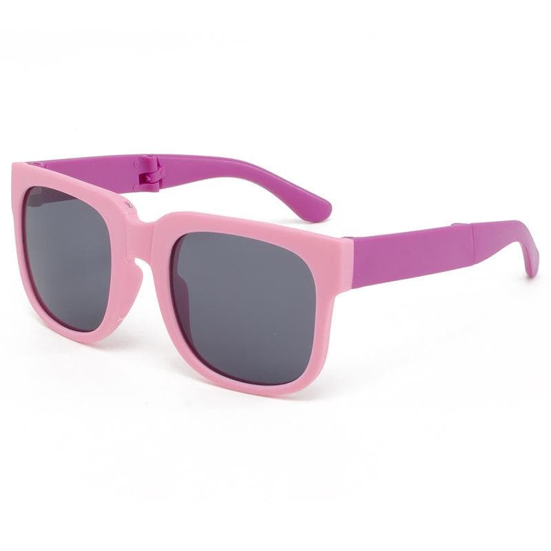 New Kids Square Sunglasses UV400 Protection Foldable Design Summer Children Sun Glasses Fashion Eyewear 1PC
