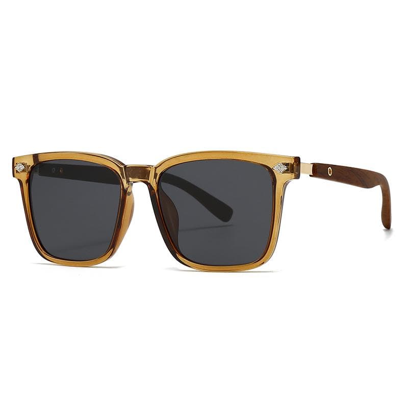 New 1 1mm Thick Square Frame Sunglasses for Men and Women Trendy UV Protection 553876