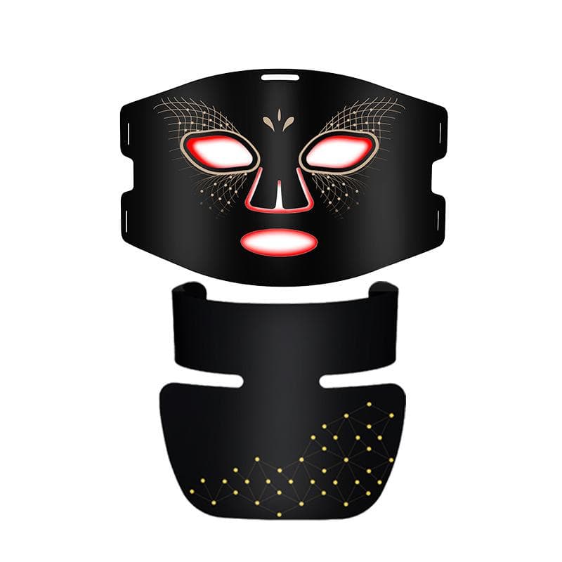 Photon Skin Rejuvenator Face and Neck Led Red and Blue Light Mask Set Household Face Mask Instrument Large Row Light