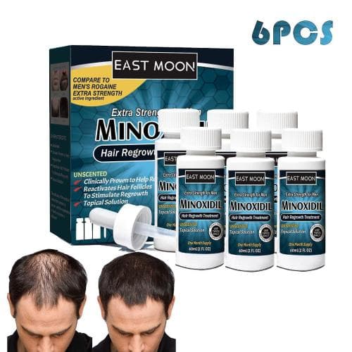 Kirkland Minoxidil 5% Topical Solution Extra Strength Hair Regrowth Treatment for Men Dropper Applicator Included 6pcs