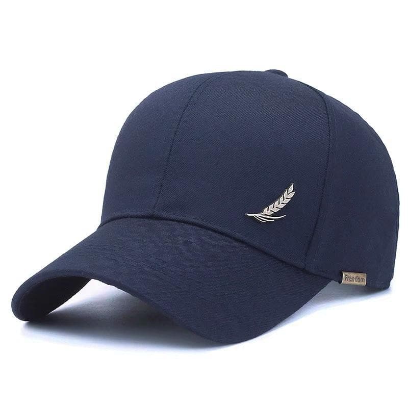 Hot Sale High Quality Freedom Mark Baseball Cap For Men Outdoor Fishing Sports Hat Male Leisure Snapback Cap 56cm-60cm navy blue