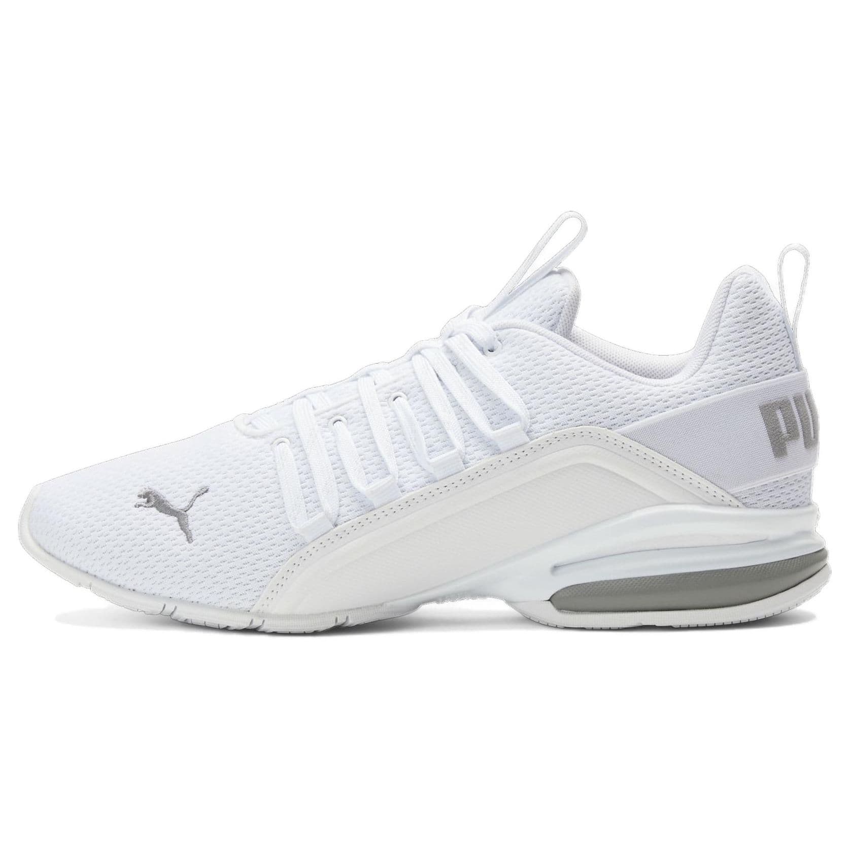 Puma Axelion Refresh White Silver Men Sneakers 377911-06 44
