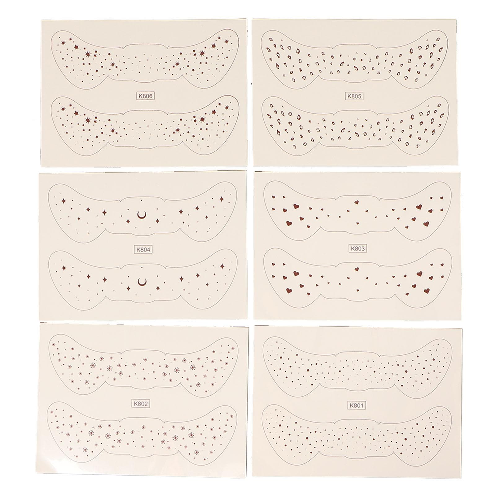 Fake Freckles Patch Temporary Waterproof Odorless Long Lasting Tattoo Freckles Sticker for Party