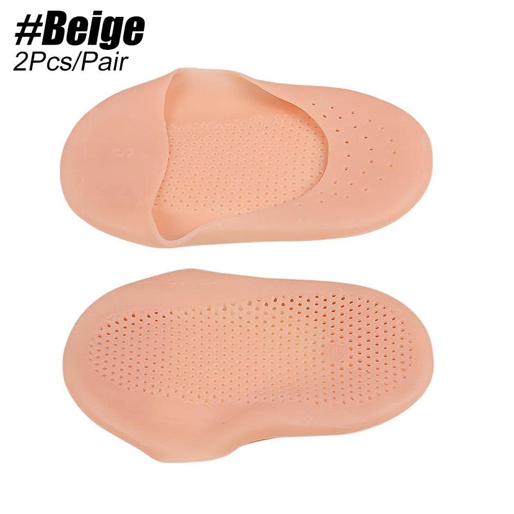 1Pair Gel Sock Silicone Feet Protector Pain Relief Crack Prevention Moisturize Dead Skin Removal Sock with Hole Foot Care Tool L