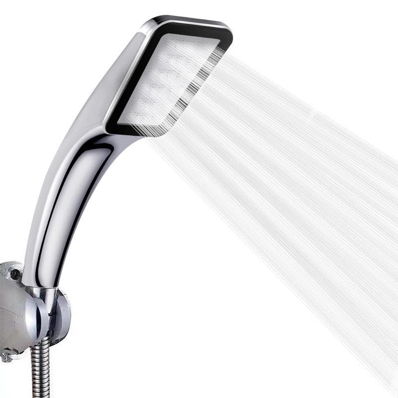 High Quality Pressure Rainfall Shower Head 300 Holes Shower Head Water Saving Filter Spray Nozzle High Pressure Water Saving silver