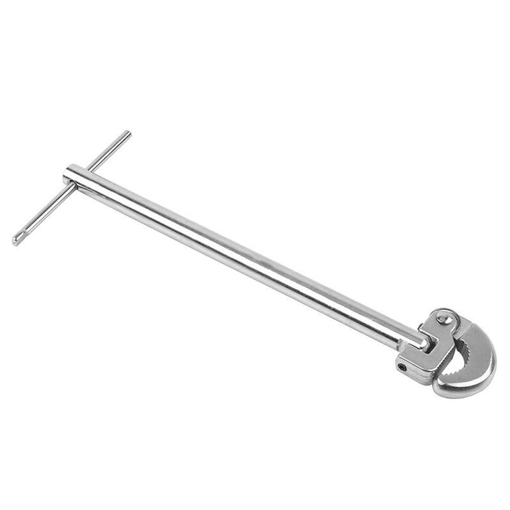 Multifunctional Sink Wrench Carbon Steel Faucet Sewer Pipes Bathroom Plumbing Installation silver