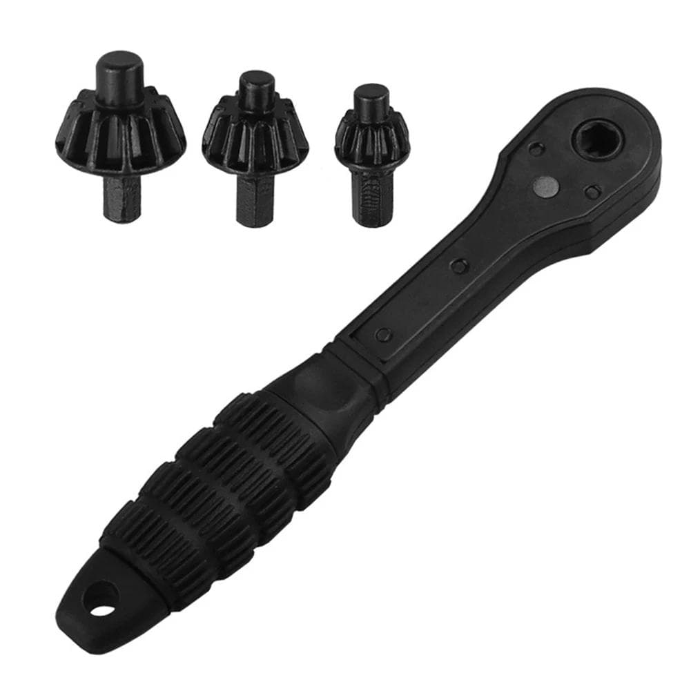 1pc Electric Drill Special Chuck Key Wrench Labor-saving Ratchet Quick Disassembly Three-jaw Key Handgun Drill Accessorie black