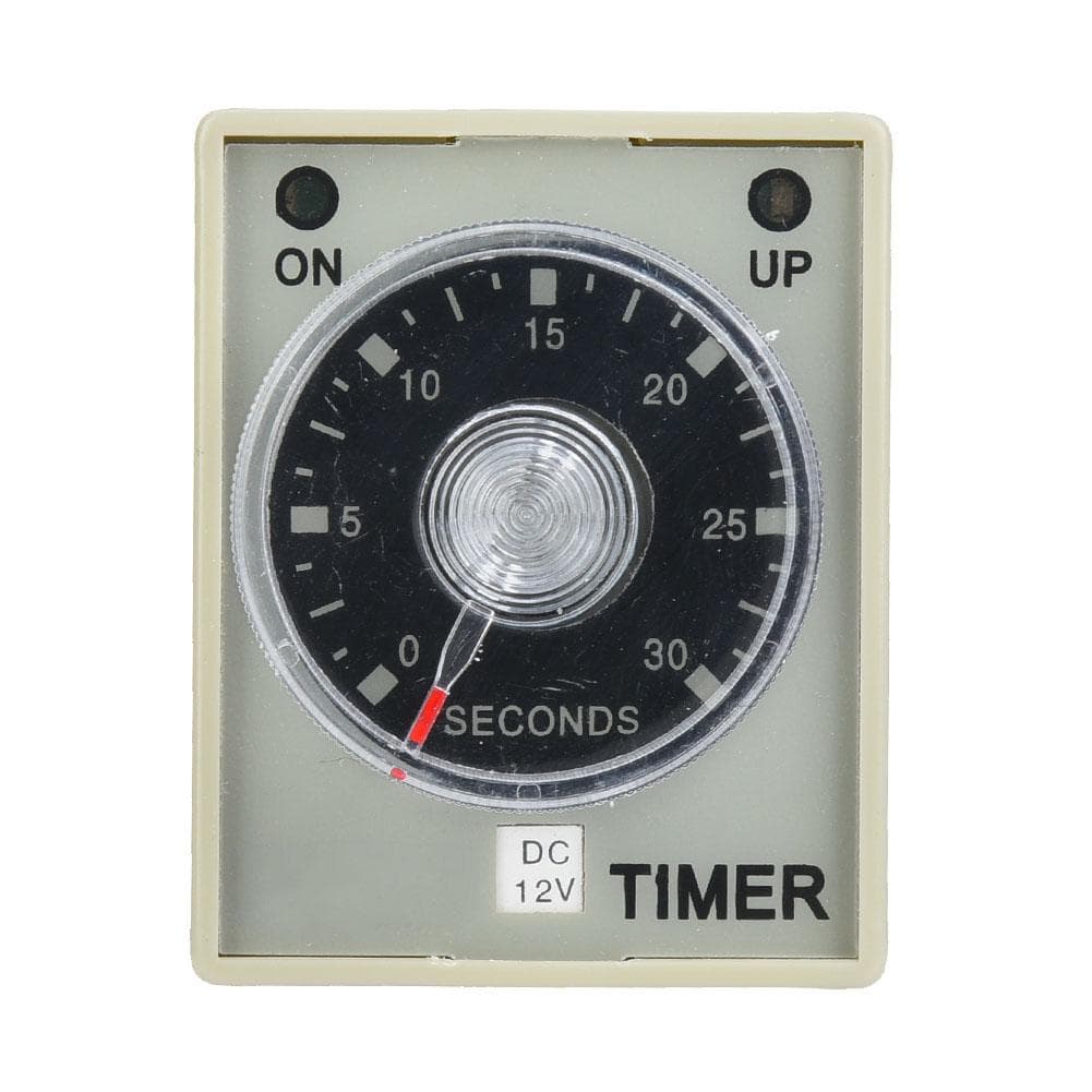 Time Relay 30S 8 Pins Timer 35mm Din Rail for Industrial Automation System AC220V