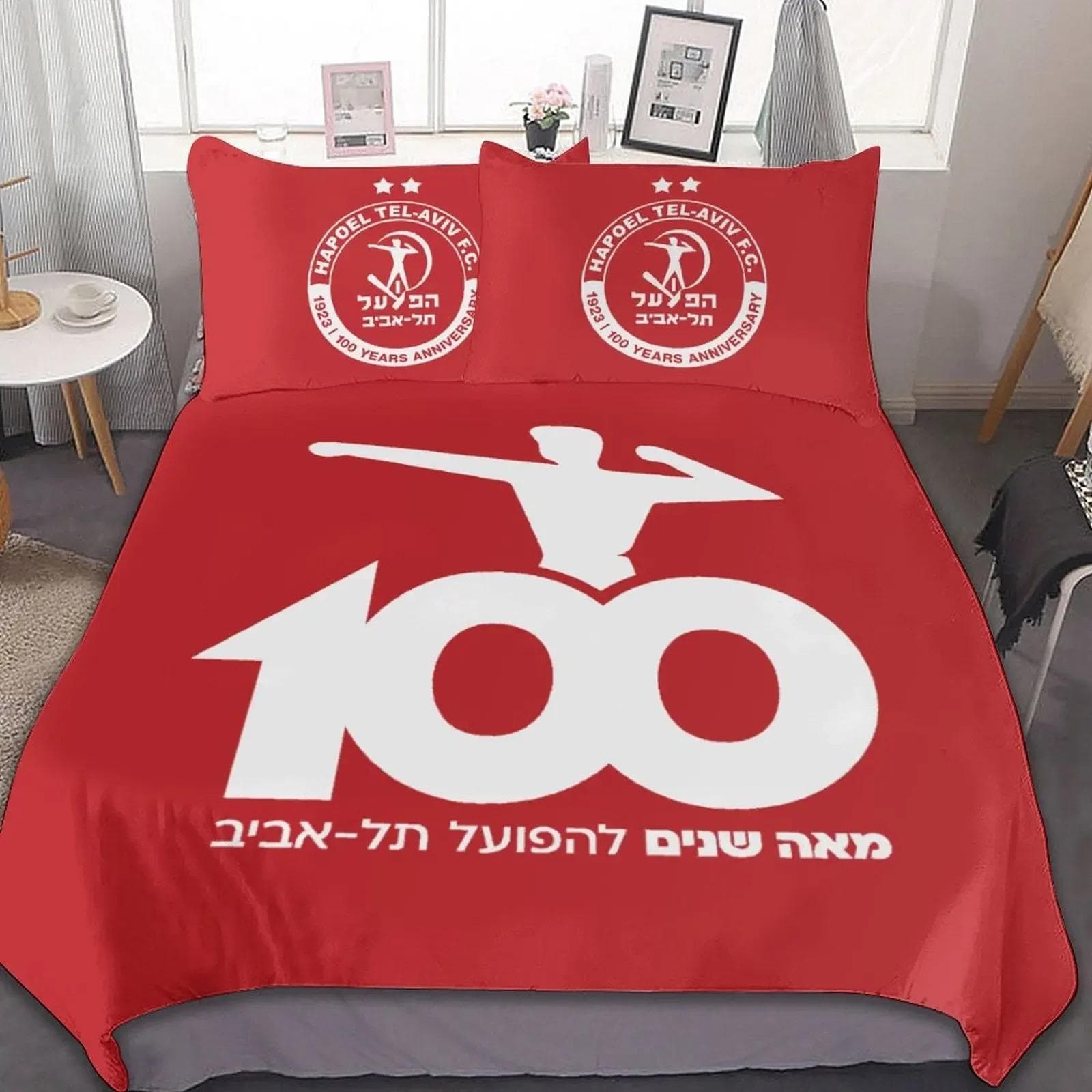 3D Printed Hapoel Tel Aviv Bedding Set Duvet Cover Bedroom Comforter Single Twin King Size Quilt Cover Home Textile US Full 200x230cm