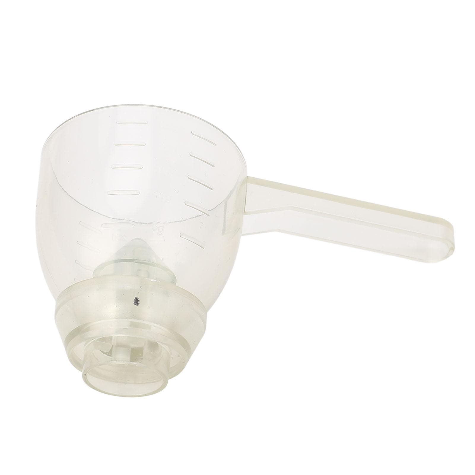 Measuring Scoop Funnel with Scale Spill Proof ABS Powder Measuring Spoon for Kitchen Tool Green