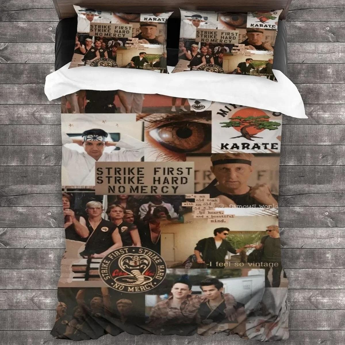 TV Series Cobra Kai Bedding Set Duvet Cover Bedroom Comforter Covers Single Twin King Size Quilt Cover Home Textile 70x133cm 2pcs