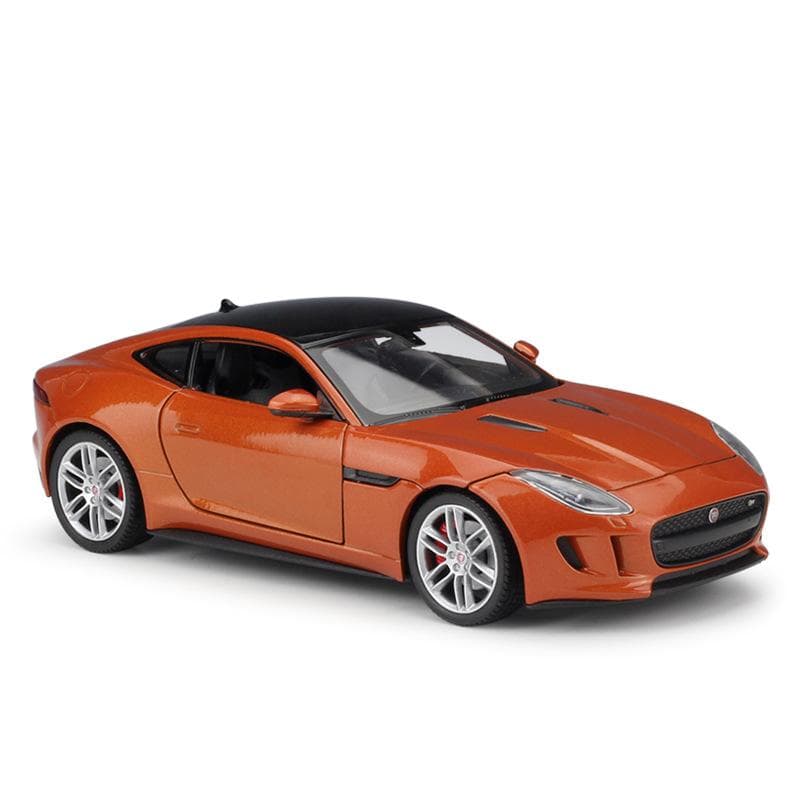 1/24 Scale Welly Jaguar F-Type Coupe Alloy Car Model Diecasts Metal Toy Vehicles Car Model High Simulation Collection Childrens Gifts 1/24-18x8x5cm orange