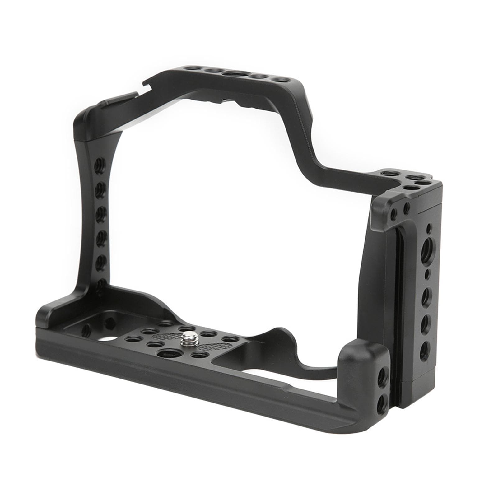 Metal Camera Cage Rig with Grip Handle Cold Shoe Expansion Accessories for Canon EOS M50M5