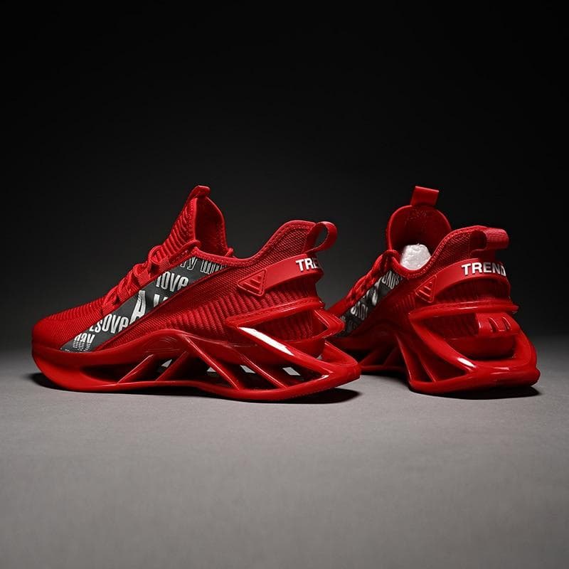 Shoes Men Sneakers Male Mens Casual Shoes Tenis Shoes Trainer Race Shoes Running Shoes for Men 39 red