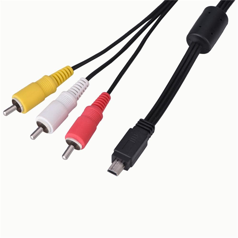 Video Audio AV Cable Mini USB to 3 RCA for Canon Camera IXUS 990 IS 980 IS 970 IS 870 IS 200