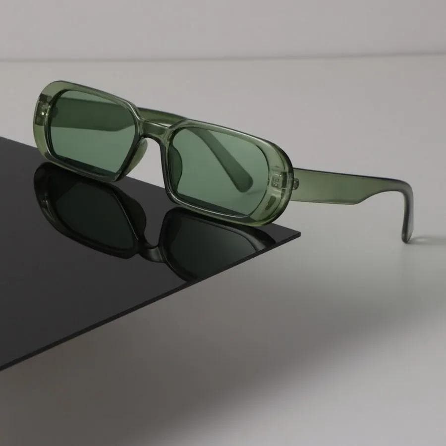 Retro Square Sunglasses Women Men Luxury Brand Designer Mirror Sun Glasses Candy Colors Oculos De Sol Unisex Fashion Other