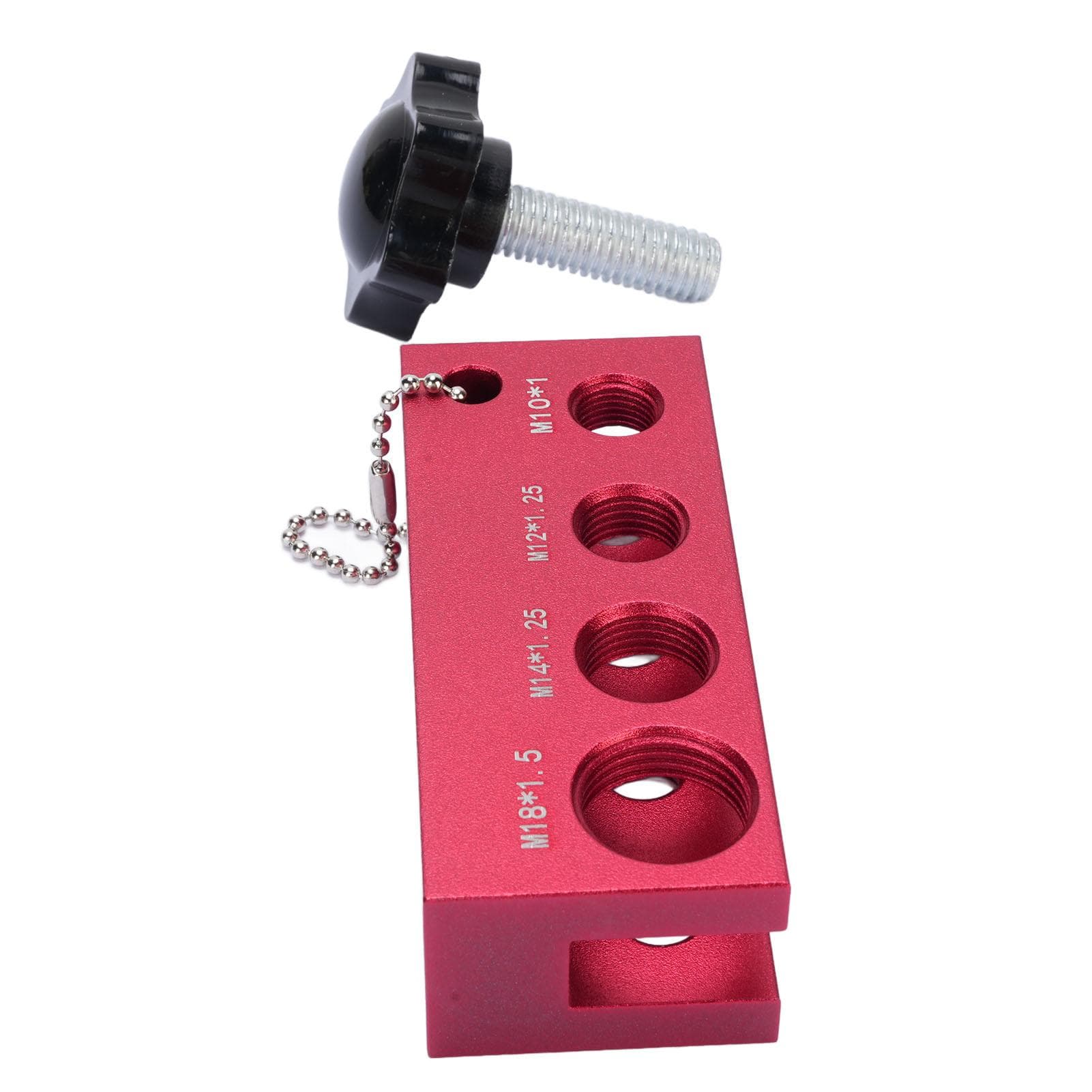Spark Plug Gap Tool Aluminum Easy to Use Accurate for Most 10mm 12mm 14mm 16mm Spark Plugs Red red
