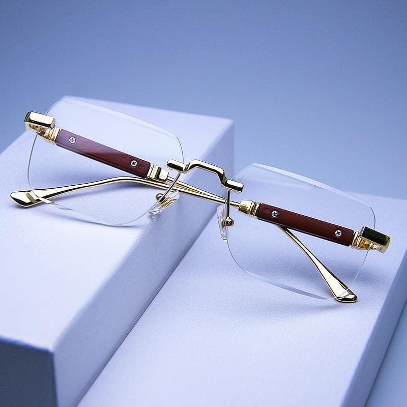 Fashion Men Small Rectangle Sunglasses Vintage Punk Square Driving Sun Glasses Luxury Brand Metal Eyewear Unisex 1PC