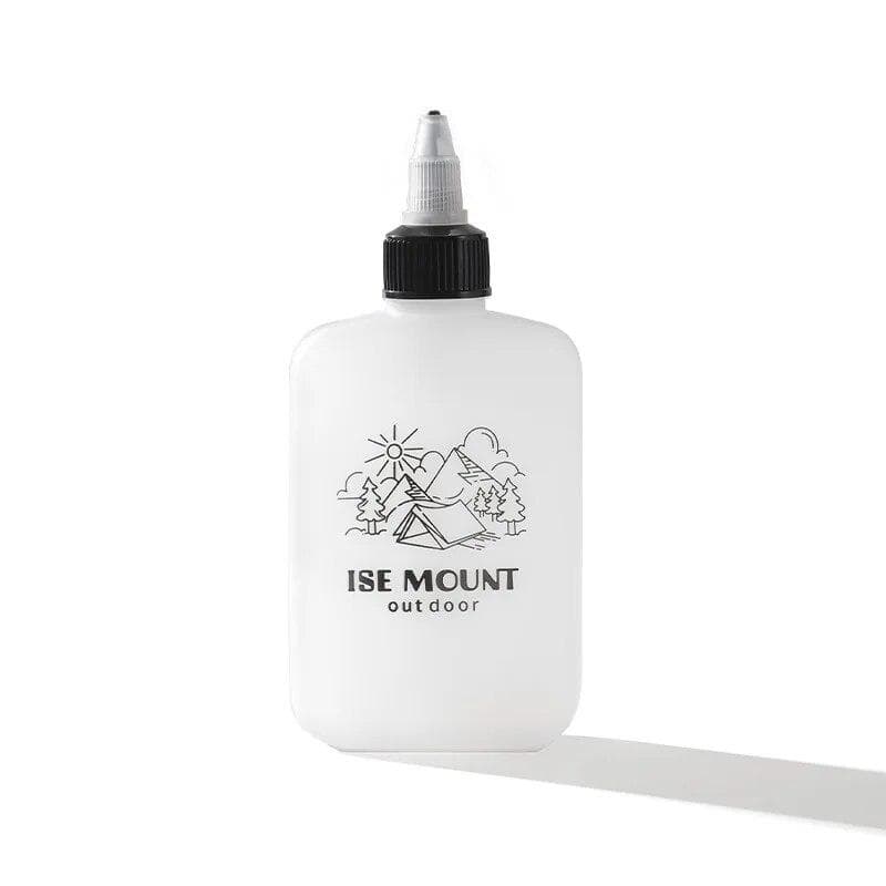 Outdoor Oil Bottle Portable Sealed Seasoning Bottle Barbecue Camping Leak Proof Sealed Seasoning Container Dispensers white