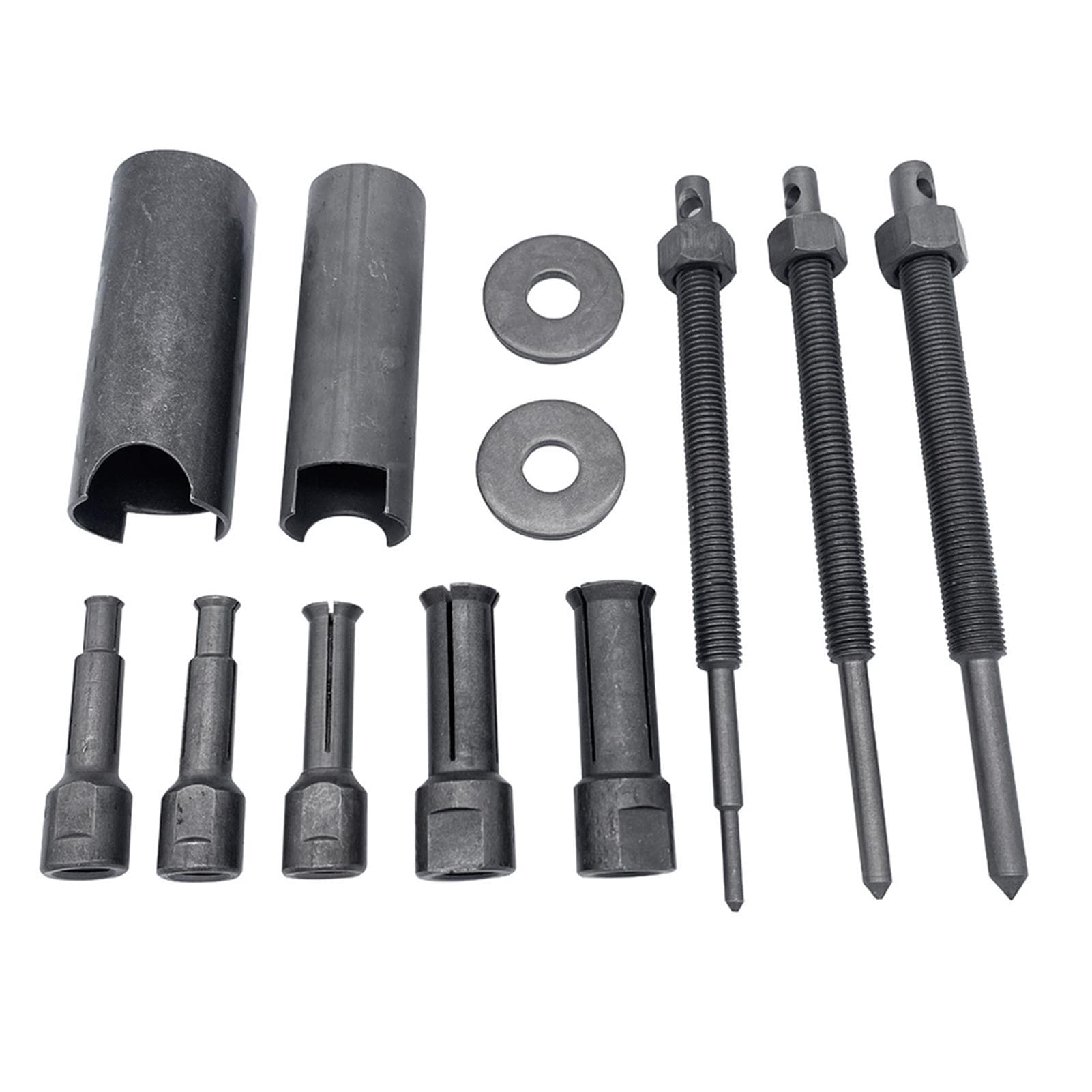 Motorcycle Case Internal Bearing Special Tools, Bearing Removal Tool Kit, Eight-Piece Bearing Puller black