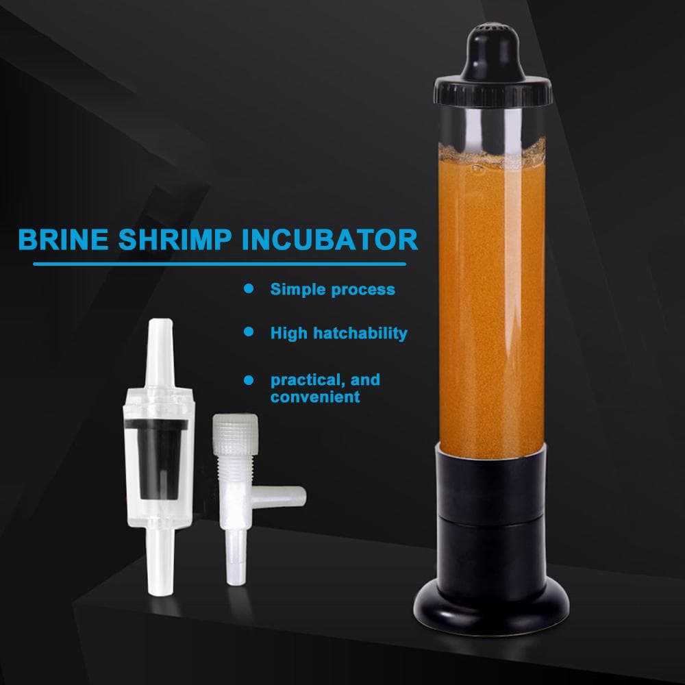 Fish Feed Fish Worm Brine Shrimp Eggs Hatcher Incubator Breeding Shrimp Aquarium Fish Tank Hatch black