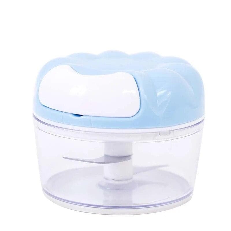 Household Manual Garlic Puller Garlic Manual Crusher Garlic Press Meat Grinder Kitchen Fruit Vegetable Tool Dumpling Gadget blue