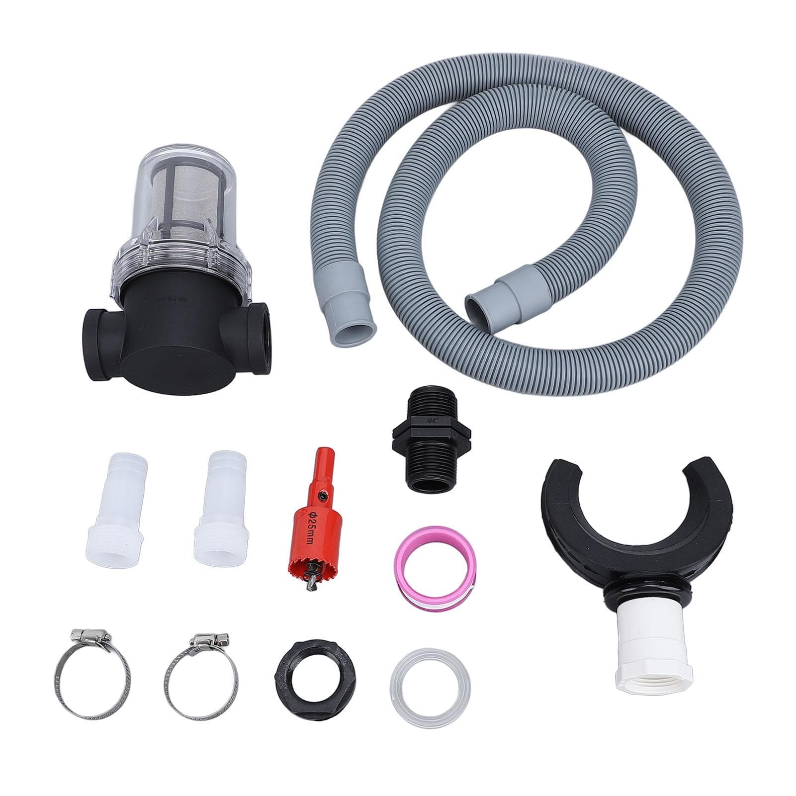 Rain Barrel Connector Kit Roof Rainwater Collector Rain Barrel Diverter With Filter Water