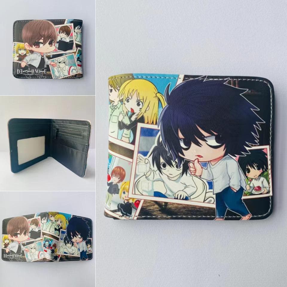 Anime DEATH NOTE L Coin PU Leather Wallet Cool