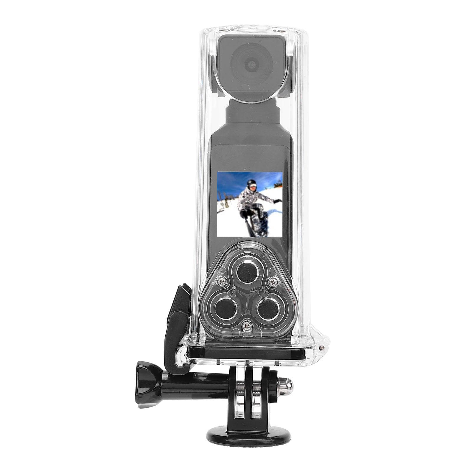 Sports Camera 5K 30FPS HD Vlog Video Filming Action Cam 270 Degree Rotatable 1.33in Screen WIFI