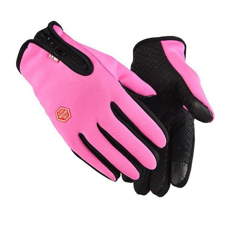2024 Winter Gloves for Men Women Warm Tactical Gloves Touchscreen Waterproof Hiking Skiing Fishing Cycling Snowboard Non-slip Gloves S pink