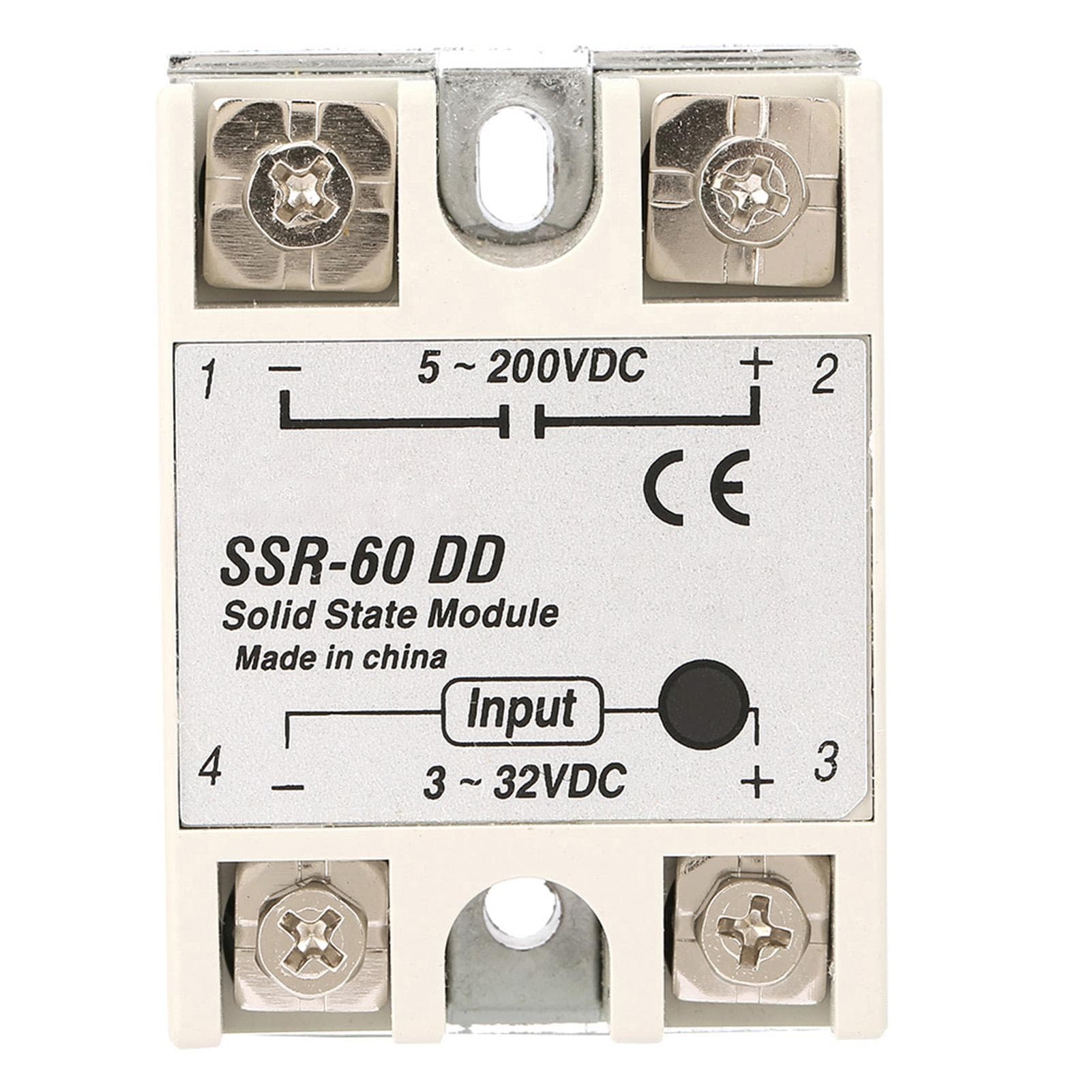 DCDC Solid State Relay SSR60DD 60A 332VDC to 5200VDC SSR