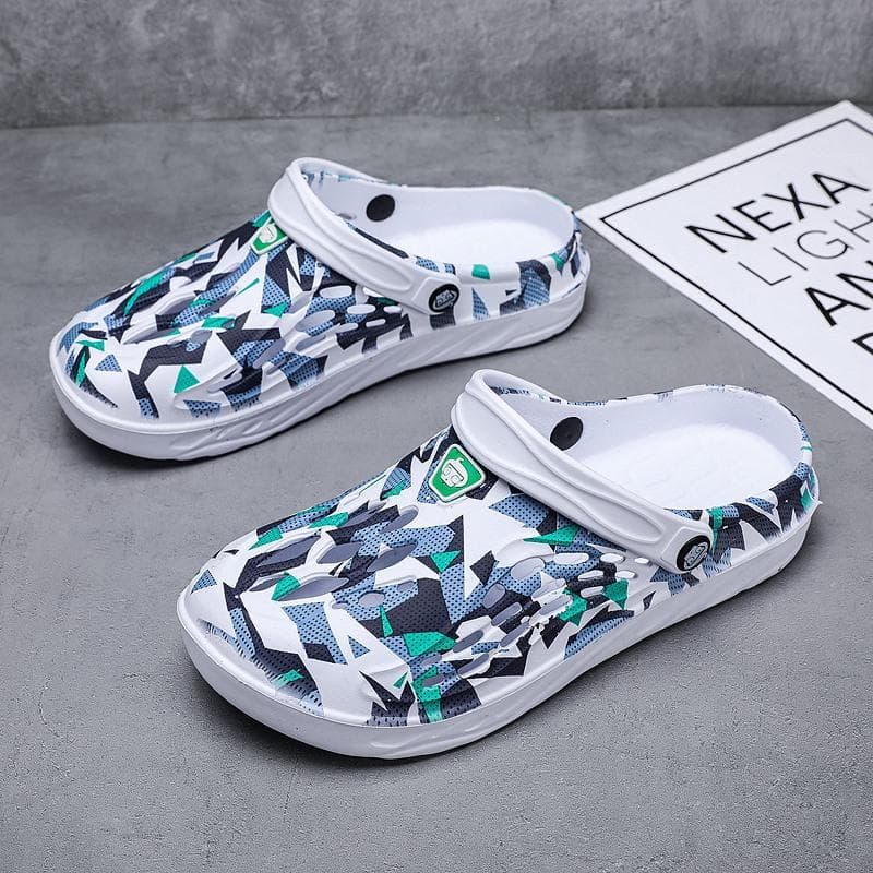 Thick-soled Casual Shoes Non-slip Comfortable Beach Shoes Lightweight Garden Shoes High-quality Sandals Breathable Slippers Mens 38