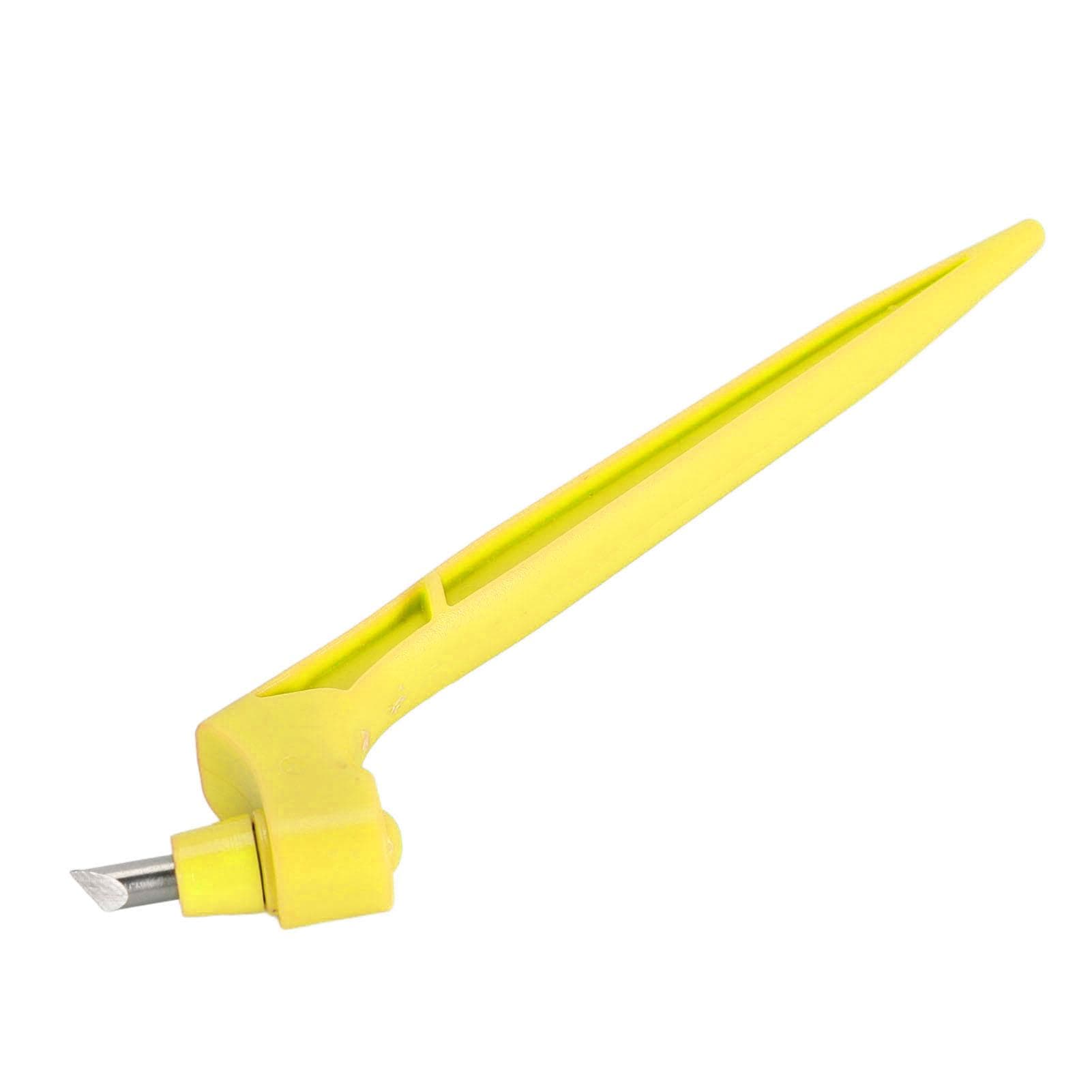 360 Degree Rotating Craft Cutting Tools Pen Handheld Engraving Stainless Steel Rotating Cutter Pen yellow