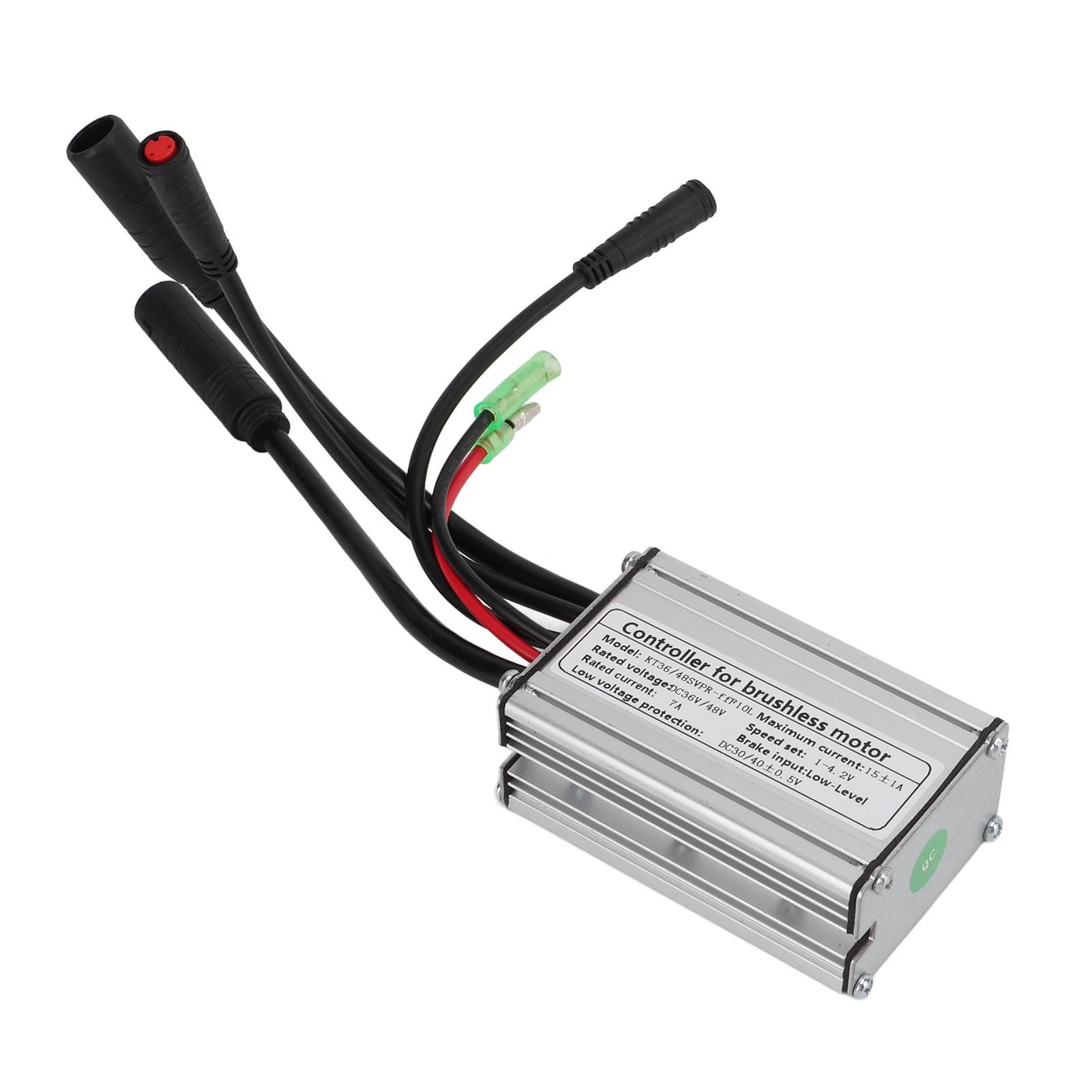 36V 48V 15A Electric Bike Sine Wave Controller 250W Brushless Motor Electric Bicycle Conversion