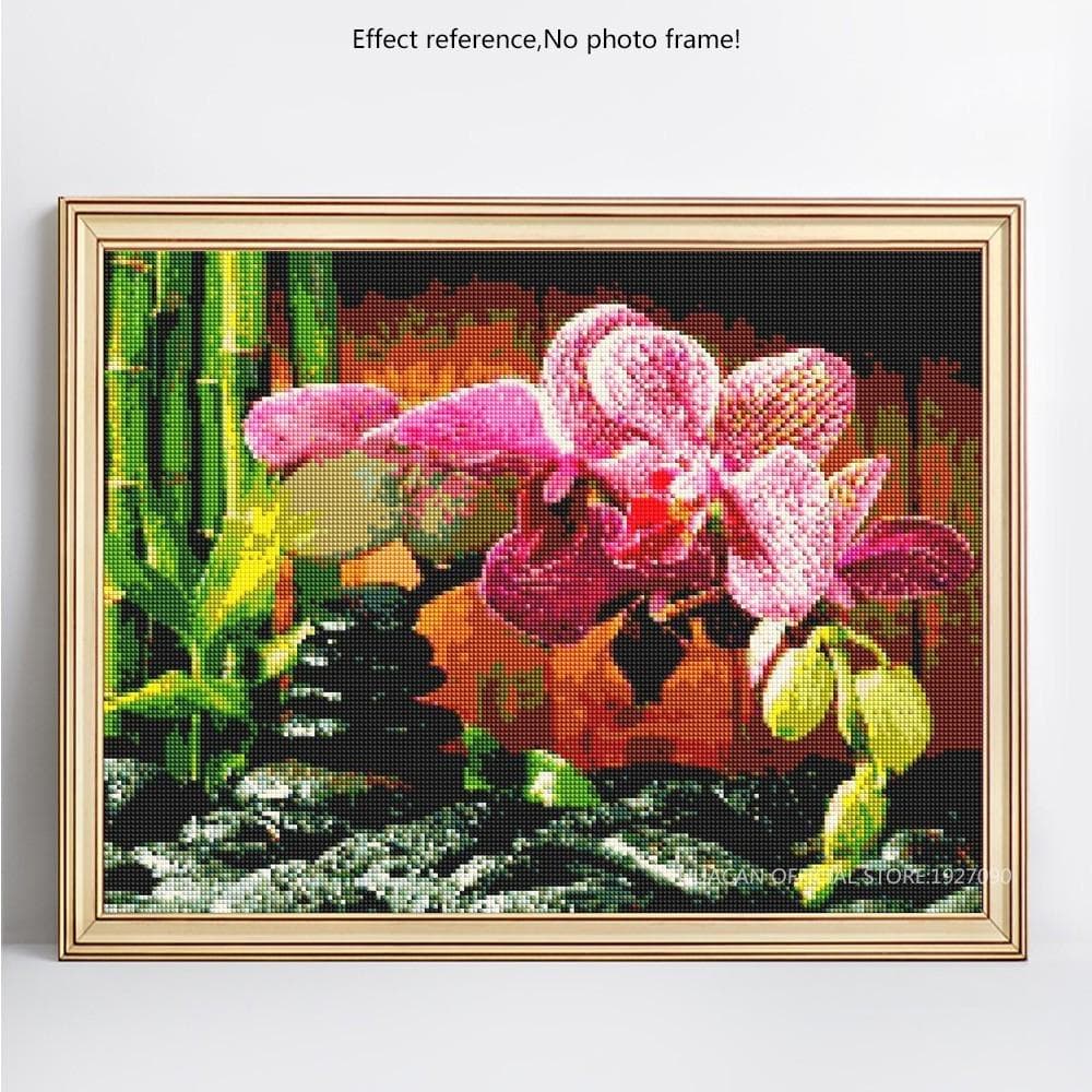 5D DIY Diamond Painting Full Round Flower Embroidery Sale Rhinestone Picture Diamond 20X30
