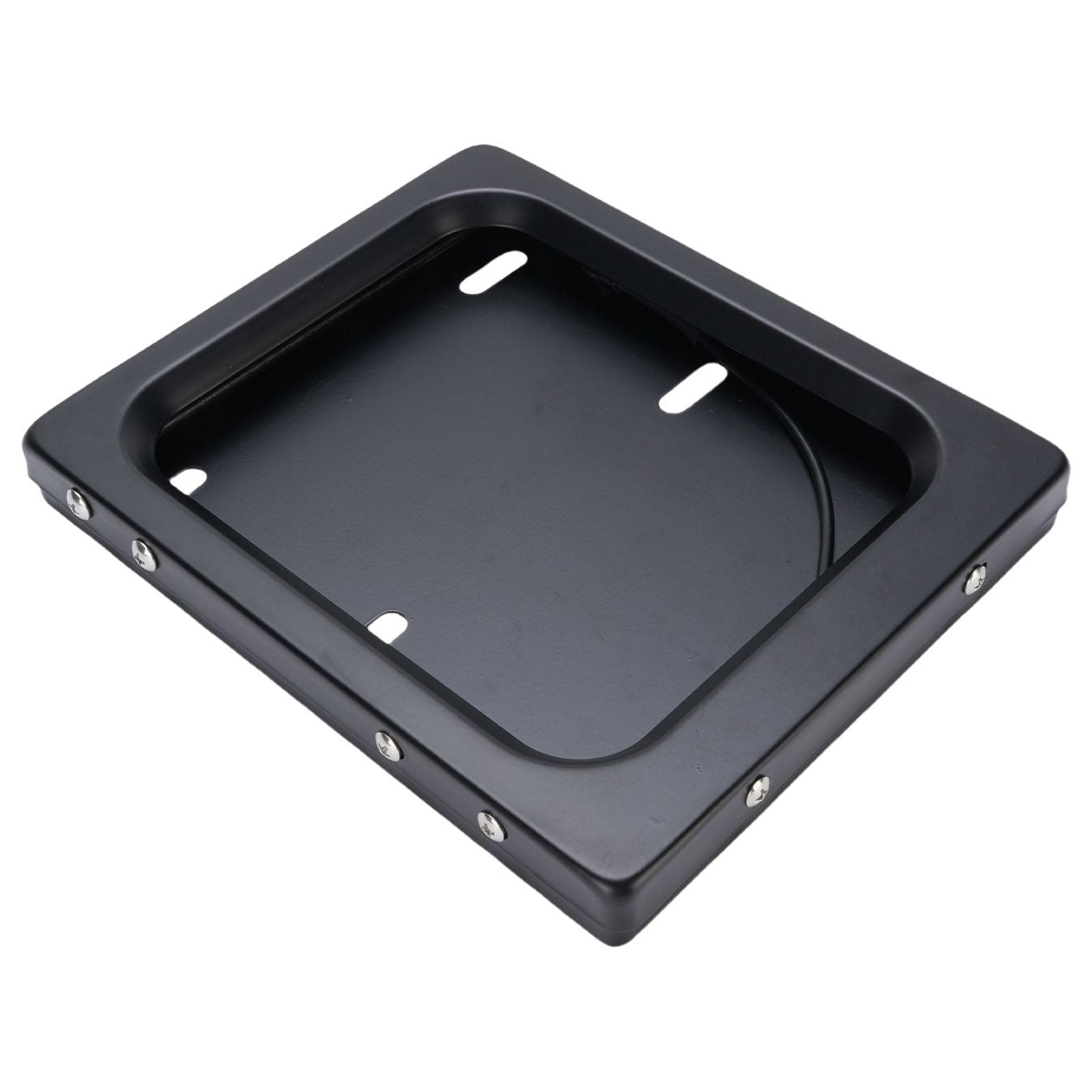 Flip Cover Concealed US Motorcycle License Plate Frame Motorbike Electromobile Motorcycle License