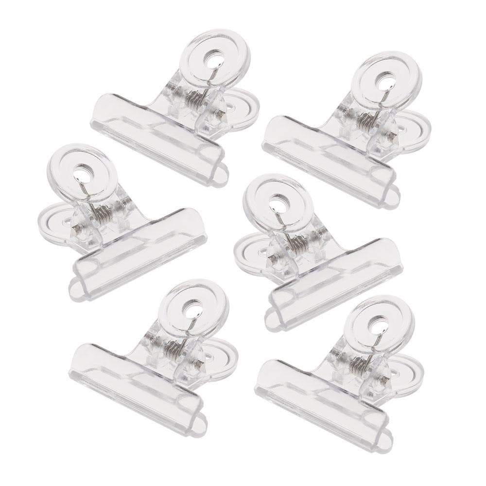 6pcs Nail Pinching Clips C-curve Nail Pinching Clips Acrylic Nails Pinchers Nail Pinching Tool C transparent