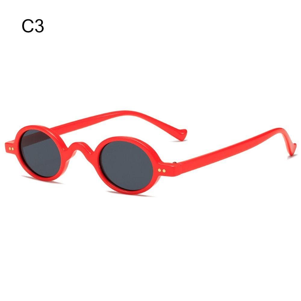 Oval Small Round Sunglasses Women Vintage Fashion Punk Sun Glasses Hip Hop Sunglasses Travel Shades UV400 Eyeglasses