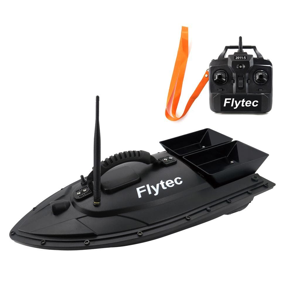 Flytec 2011-5 Fish Finder 1.5kg Loading Remote Control Fishing Bait Boat RC Boat KIT Version DIY EU black