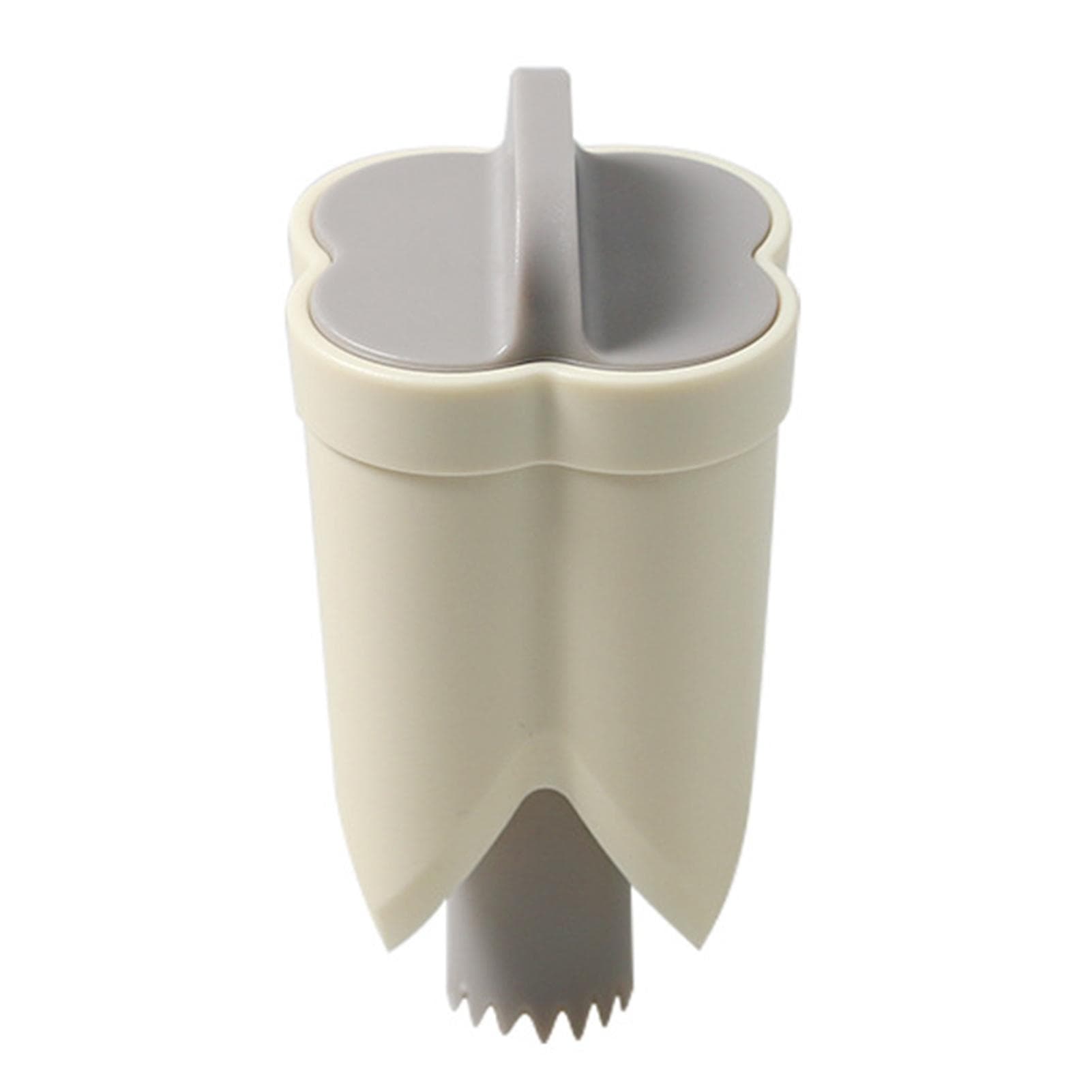 2-in-1 Fruit Pepper Corer Color Pepper Corer Seed Removing Tool Portable Kitchen Utensil Reusable Fruit Vegetable Coring Tool beige